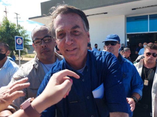 Bolsonaro chegou hoje ao RN para receber as guas do So Francisco