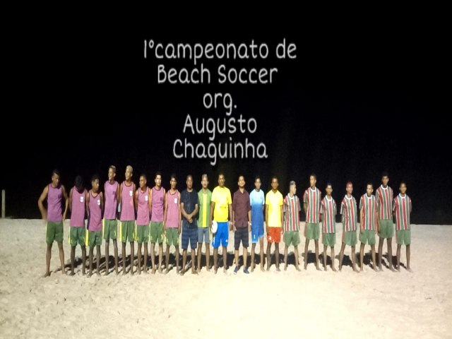 Torneio de Futebol de Areia foi um sucesso na praia de Caraúbas