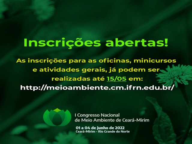 I Congresso Nacional de Meio Ambiente de Cear-Mirim