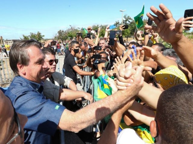 Presidente Jair Bolsonaro cumpriu agenda em Natal