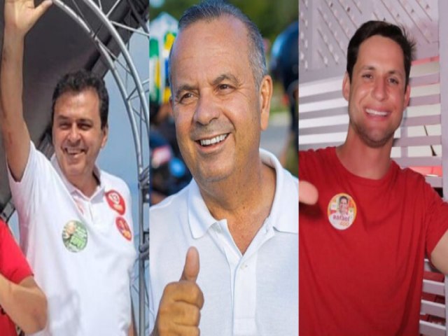 Senado: Carlos Eduardo está na liderança com 26,15%; Rogério tem 20,05%; Rafael com 10,4%