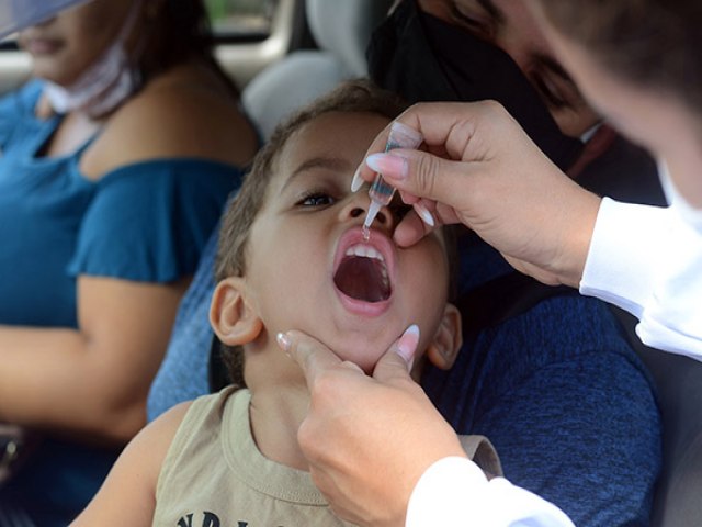 RN atinge 54% de vacinados contra a pólio e terá Dia D de vacinação no dia 22