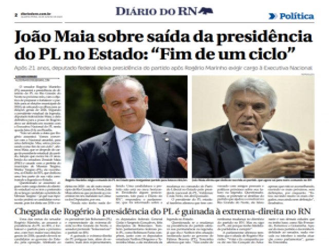 Rogério Marinho assume comando do PL e deixa João Maia sem rumo
