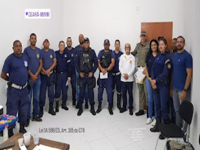Guarda Municipal de Ceará-Mirim tem capacitação sobre o Código de Trânsito Brasileiro