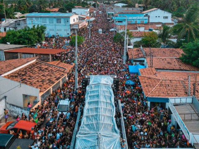 CEARÁ-MIRIM encerra 6 dias de folia com o maior carnaval de todos os tempos do Litoral Norte