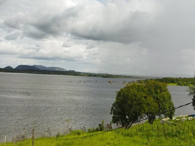 Pau dos Ferros/RN:  nível de água da barragem em 04/06/2022
