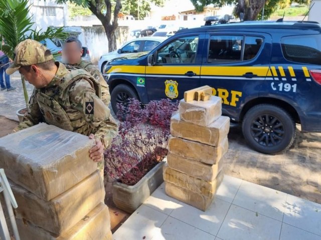 Polcia Rodoviria Federal apreende 300kg de maconha em Riachuelo