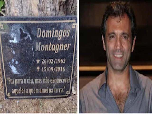 Placa do tmulo do ator Domingos Montagner foi encontrada na zona rural de Antnio Martins/RN