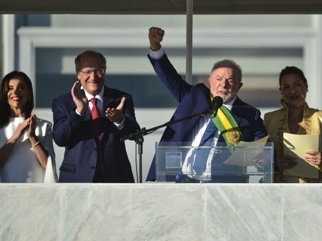 Discurso do presidente Lula no Parlatrio do Palcio do Planalto