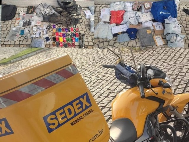 DOIS HOMENS SO PRESOS APS ROUBAREM MOTO DOS CORREIOS EM NATAL