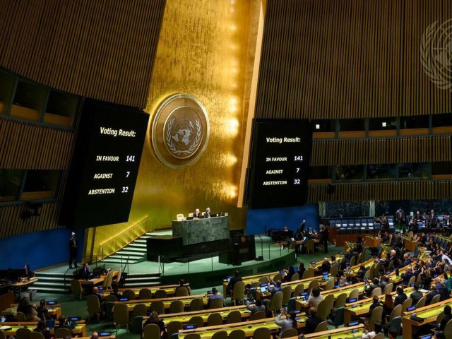Assembleia Geral da ONU aprova nova resoluo pelo fim da guerra