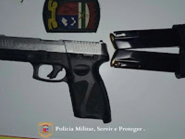 7 BPM prende um homem por porte ilegal de arma de fogo em So Miguel/RN