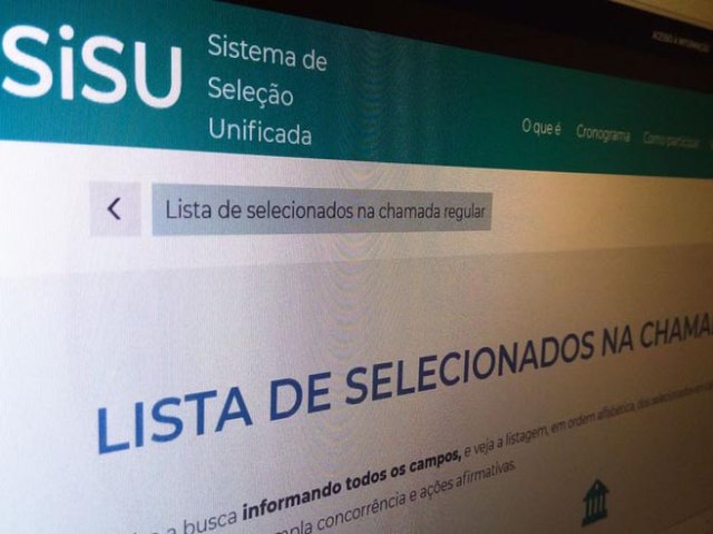 Convocados candidatos em lista de espera do Sisu do primeiro semestre