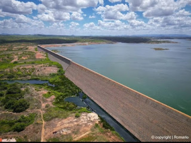 Barragem de Santa Cruz do Apodi aumentou 6,16% do seu volume, nas ltimas 48h; veja a parcial do seu volume total
