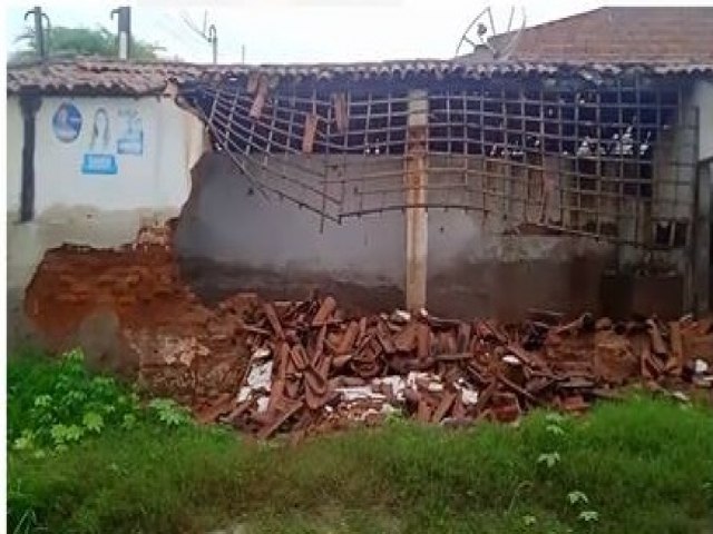 ITA/RN: casa desaba aps fortes chuvas do ms de maro/2023