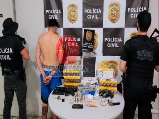 POLCIA CIVIL APREENDE DROGAS, ARMAS, MUNIES E CIGARROS EM OPERAO NA ALAMEDA DOS CAJUEIROS EM MOSSOR
