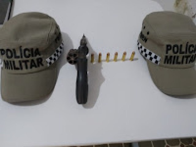 Polcia Militar prende homem em flagrante delito por tentativa de clique aqui roubo e porte ilegal de arma de fogo em Marcelino Vieira/RN