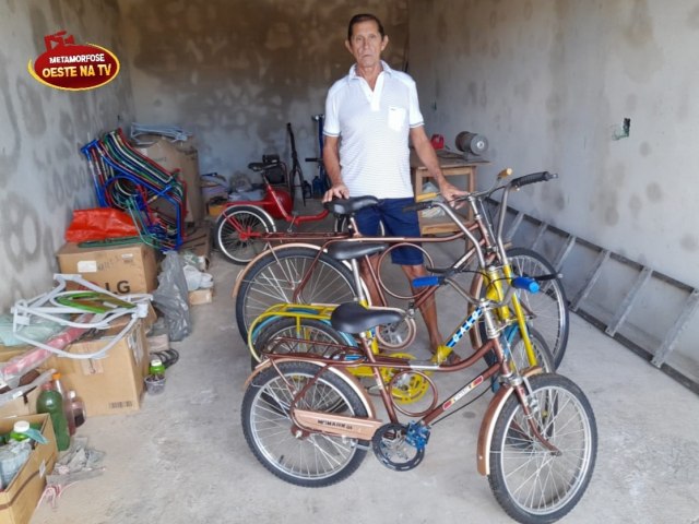 Restaurao de Bicicletas Antigas - Antonio Marinho. So Francisco do Oeste/RN