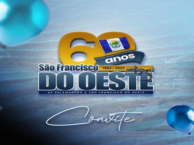 SO FRANCISCO DO OESTE/RN: CONVITE ESPECIAL