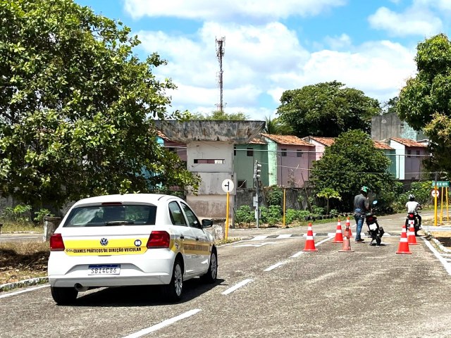 Detran realiza exame prtico de direo veicular no interior e mutires em Natal