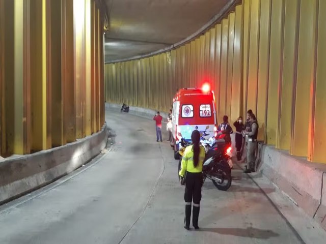 MOTOCICLISTA MORRE AO BATER EM MURETA DE TNEL PRXIMO  ARENA DAS DUNAS EM NATAL