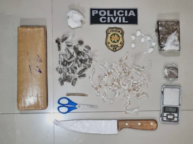 OPERAO POLICIAL NA CIDADE DE AREIA BRANCA RESULTA NA CAPTURA DE TRAFICANTE FORAGIDO DA JUSTIA E APREENSO DE DROGAS