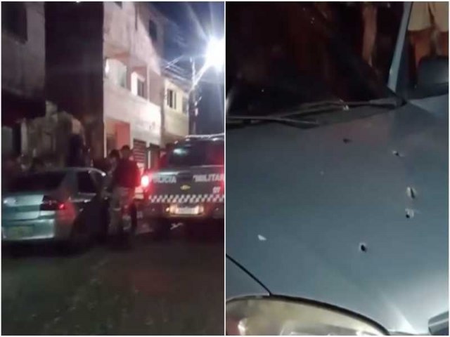 SARGENTO PM  BALEADO ENQUANTO CONVERSAVA EM CALADA NO BAIRRO FELIPE CAMARO