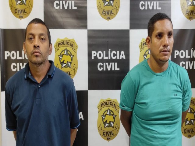 Polcia Civil do Rio Grande do Norte, capturou os dois foragidos da Penitenciria Estadual Rogrio Coutinho Madruga, em Nsia Floresta. 