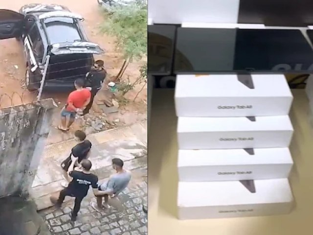 POLCIA CIVIL DEFLAGRA OPERAO MANUTENO SEGURA E PRENDE QUATRO HOMENS SUSPEITOS DE FURTO CONTRA FACULDADE EM NATAL; 30 TABLETS SO RECUPERADOS