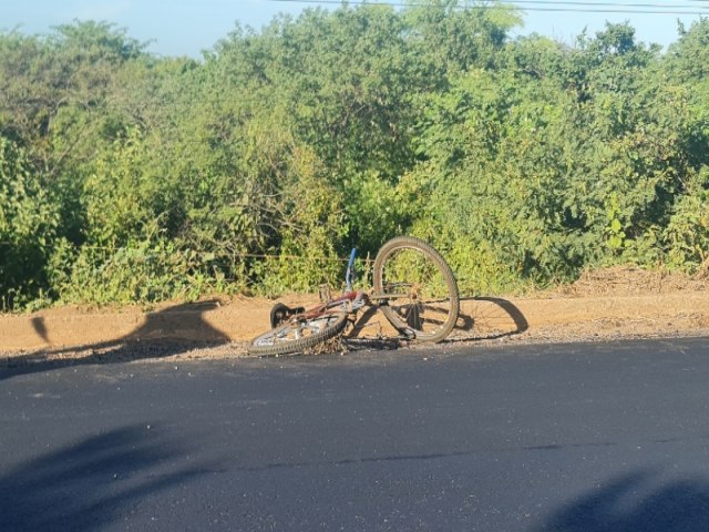 CICLISTA  ATROPELADO E MORTO NA RN 015 ZONA RURAL DE MOSSOR