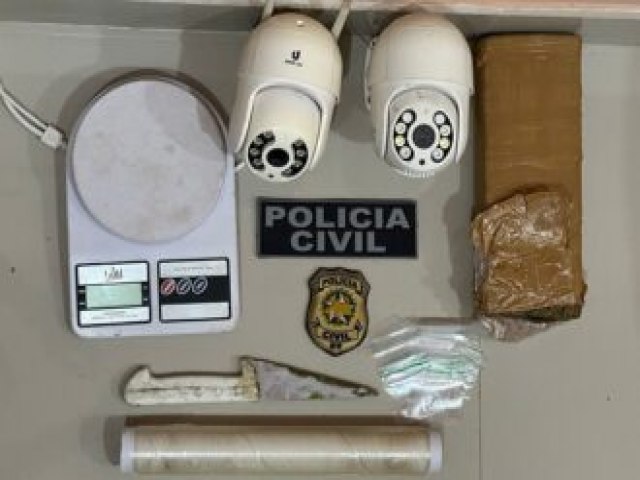 POLCIA CIVIL APREENDE UM QUILO DE MACONHA DURANTE OPERAO EM AREIA BRANCA