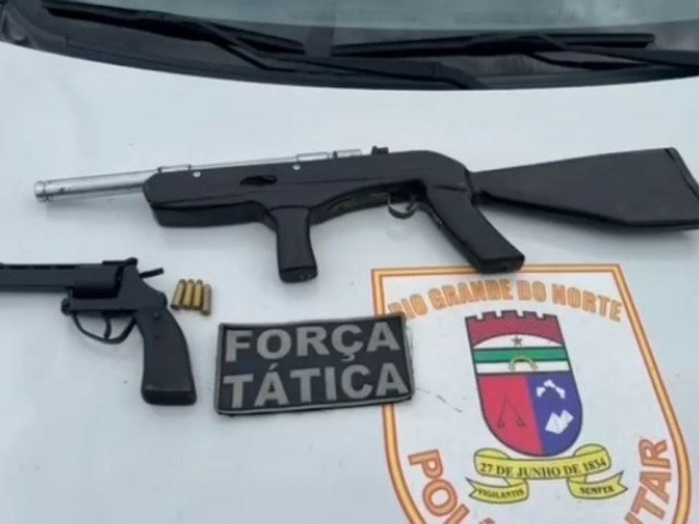 HOMEM  PRESO POR TRFICO DE DROGAS E ARMAS DE FOGO ARTESANAIS NA GRANDE NATAL