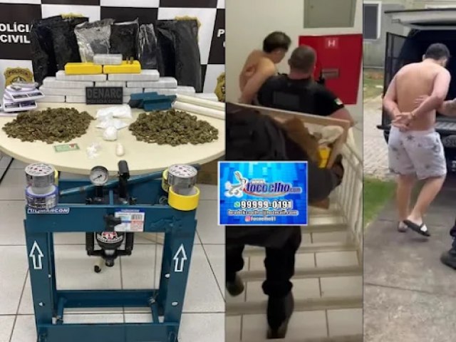 Escobar de Parnamirim: Polcia Civil deflagra Operao Srie A e prende distribuidor de drogas na Grande Natal; quase 25 quilos de entorpecentes so apreendidos