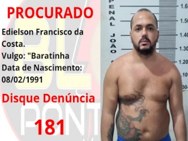 Foragido perigoso rompe tornozeleira e ameaa presidente do Sindicato dos Policiais Penais do RN