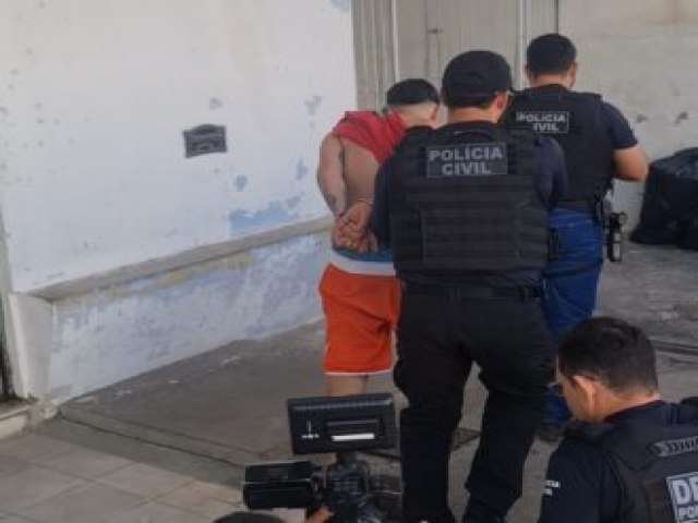 Polcia Civil cumpre mandado de priso contra suspeito por crimes de roubo em Mossor