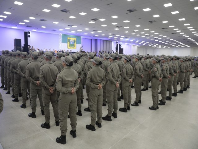 Policia Militar do Rio Grande do Norte empossa 1.079 novos soldados. 11/09/2024