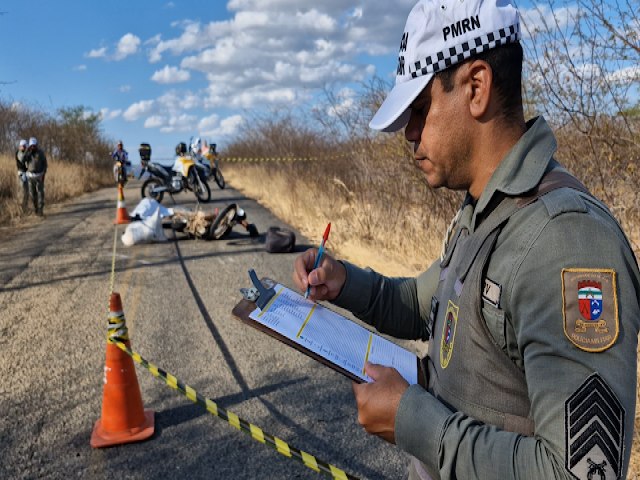 Acidente Fatal na RN-041 em Currais Novos: Homem de 60 Anos Morre em queda de Moto