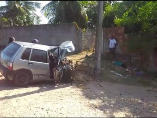 Dois homens ficam feridos em acidente na RN-063