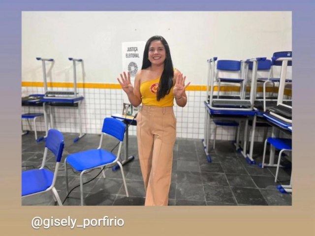 SO FRANCISCO DO OESTE/RN:  Gisely Porfrios foi eleita prefeita com uma maioria de 928 votos