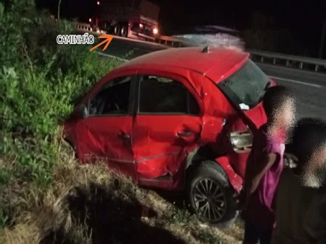 Acidente na BR 304, entrada da cidade de Assu