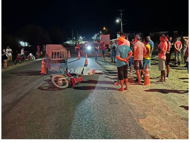 Motociclista morre em acidente na RN 117, na regio Oeste