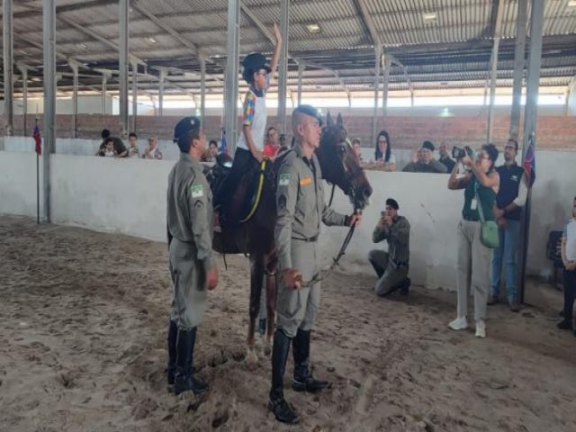 Polcia Militar do RN inaugura Centro de Equoterapia para atendimento a crianas e adolescentes com TEA