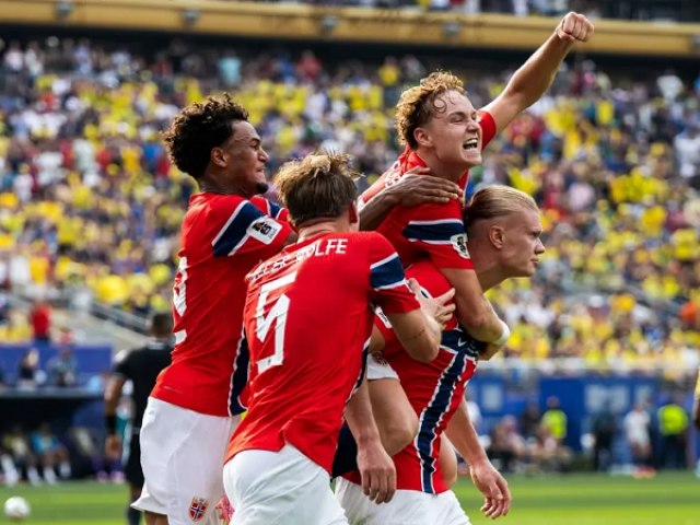 Brasil 1 x 2 Noruega - Haaland s� precisa de um toque...