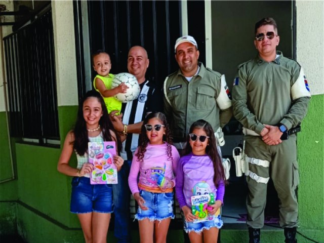 BPRv promove festa especial para comemorar o Dia das Crianas em Arapiraca, Alagoas