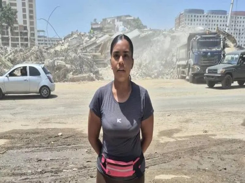 Terremotos na Venezuela: a jovem que se recusa a abandonar os escombros onde est�o os corpos de seus familiares
