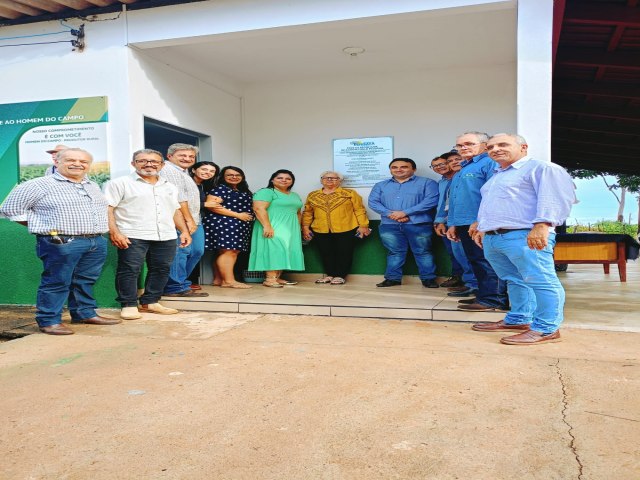 Jussara - Inaugurao da Sede da Secretaria de Agricultura e Casa do Mel em Jussara