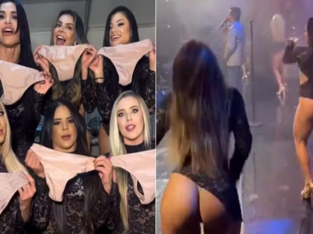 Bailarinas de Leonardo Esclarecem Polmica sobre Figurino em Show