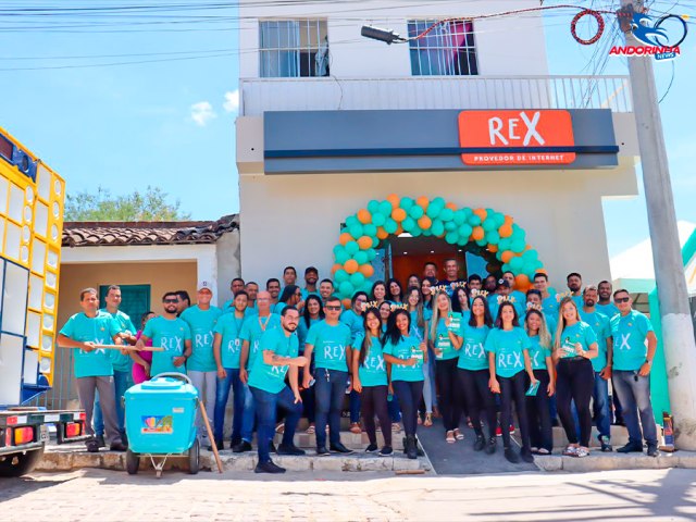 Empresa REX INTERNET inaugura loja comercial em Andorinha