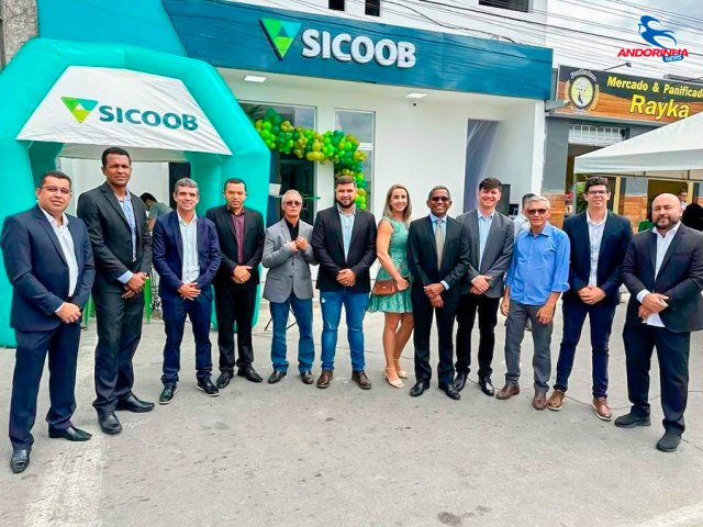 SICOOB Realiza inaugurao da nova agncia em Andorinha