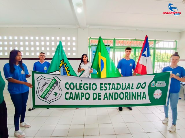 Abertura dos Jogos Internos do Colégio Estadual do Campo de Andorinha.